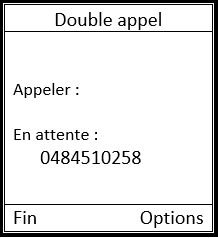 Lancer double appel