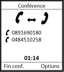 Conférence en cours